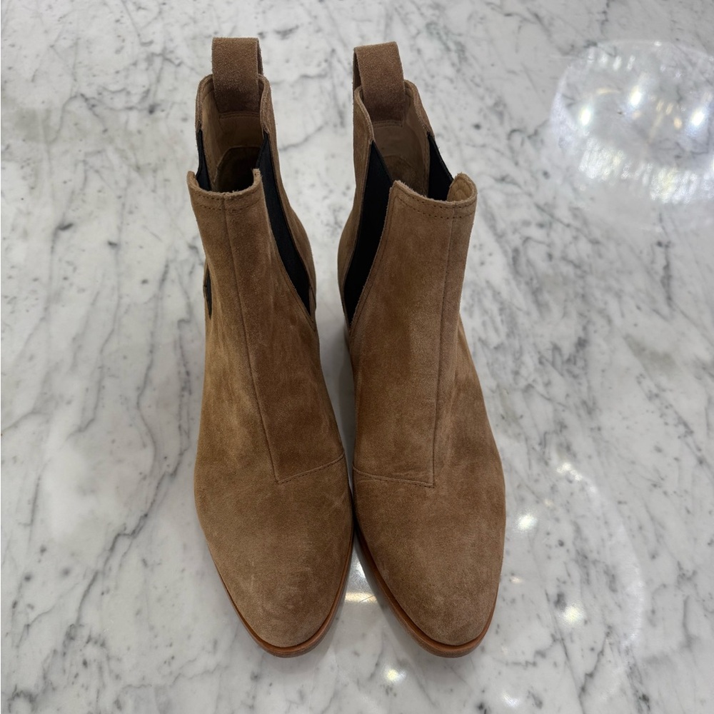EXCELLENT rag & bone New York Walker Tan Suede Booties Size 6.5 $595 RETAIL! - Picture 4 of 10